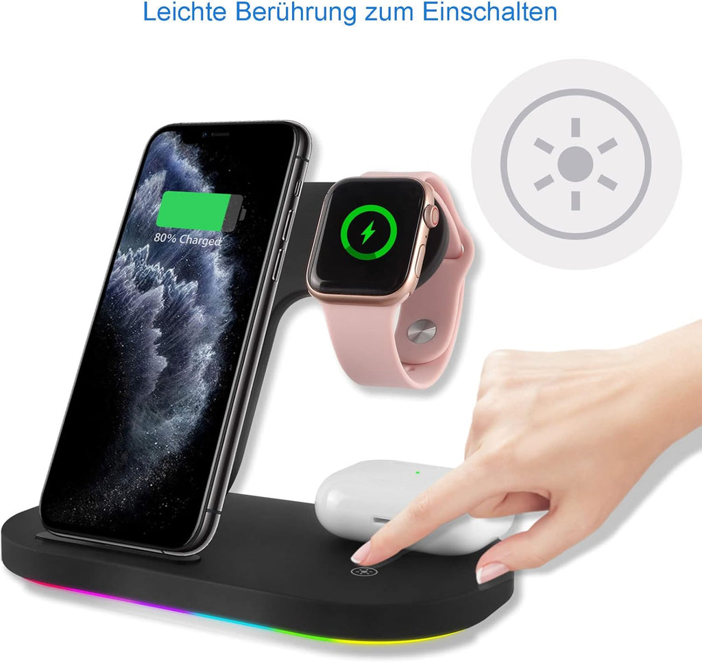 Chargeur sans fil 3 en 1