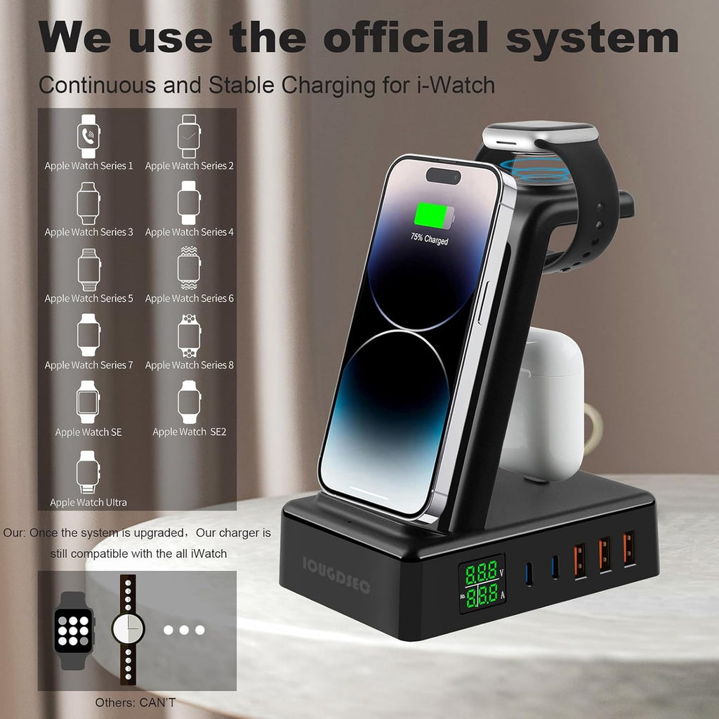 Chargeur sans fil 8 en 1